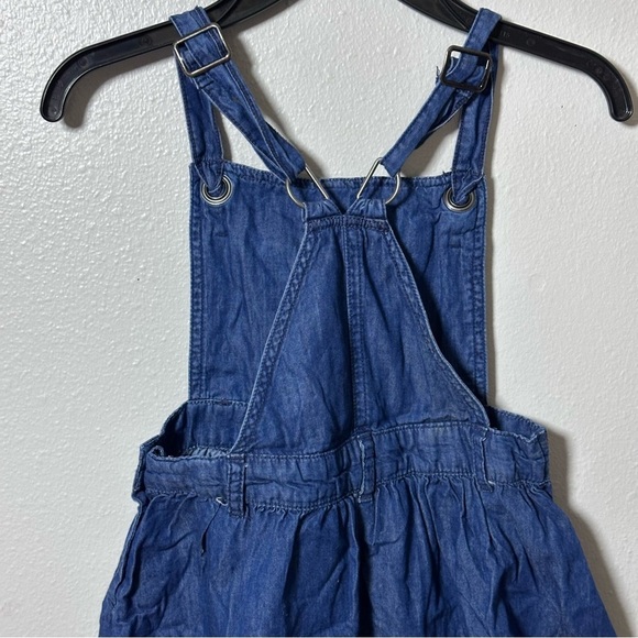 Cat & Jack Denim‎ Blue Overall Dress Girls Size XS (4/5) - Picture 5 of 7